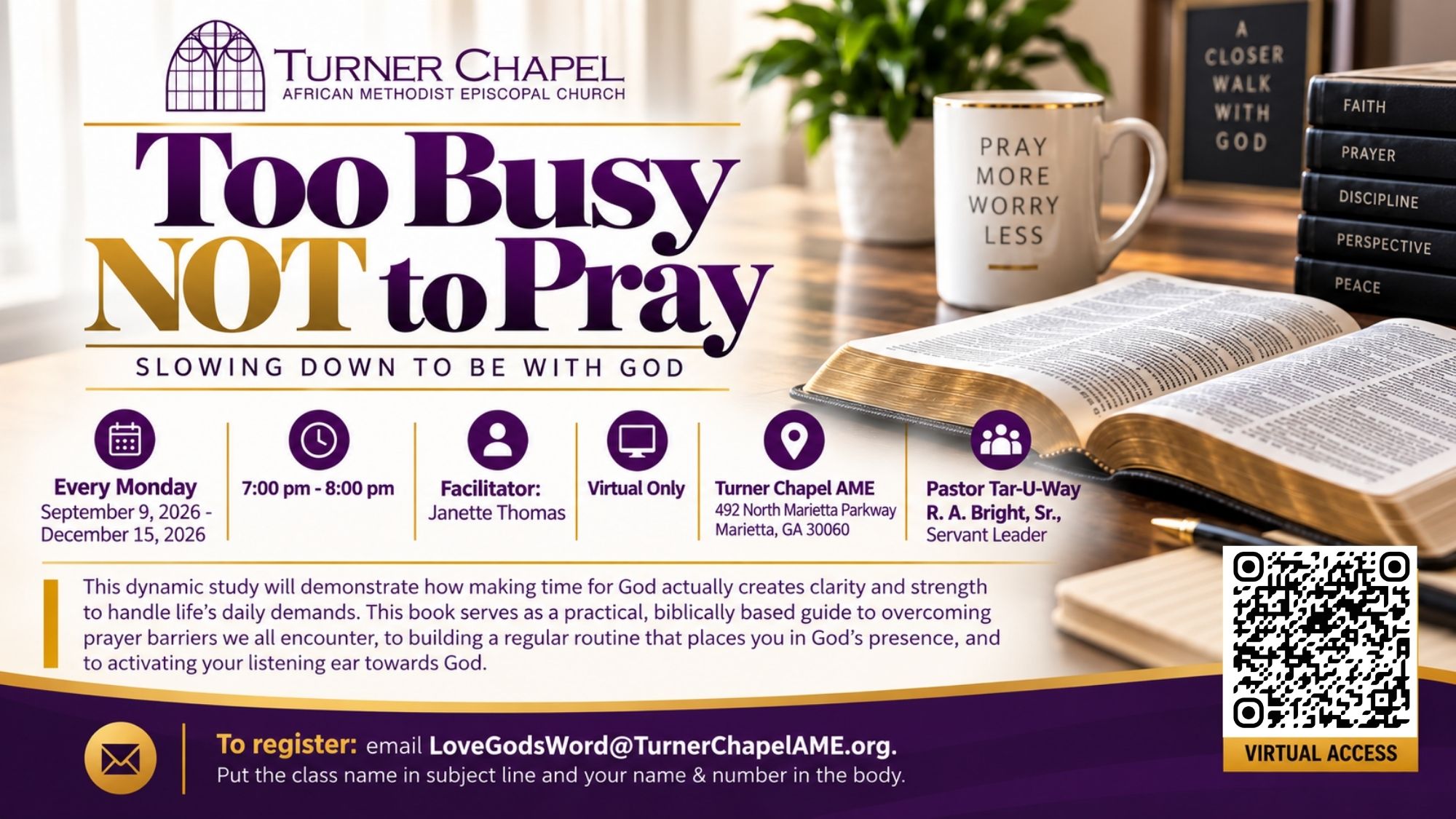 Too Busy Not to Pray